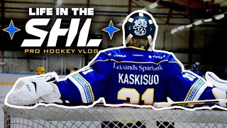 Building a BRICK WALL🧱 • Game vs HV71 // Life in the SHL • S2 E06 • Pro Hockey Vlog @jasonlorenzunfiltered