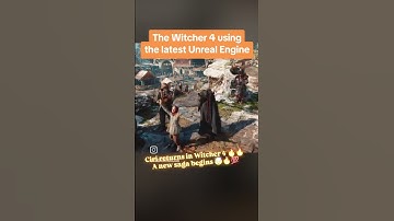 Witcher 4: Ciri is Back | Unreal Engine 5.6 Reveal #Shorts #witcher4 #unrealengine