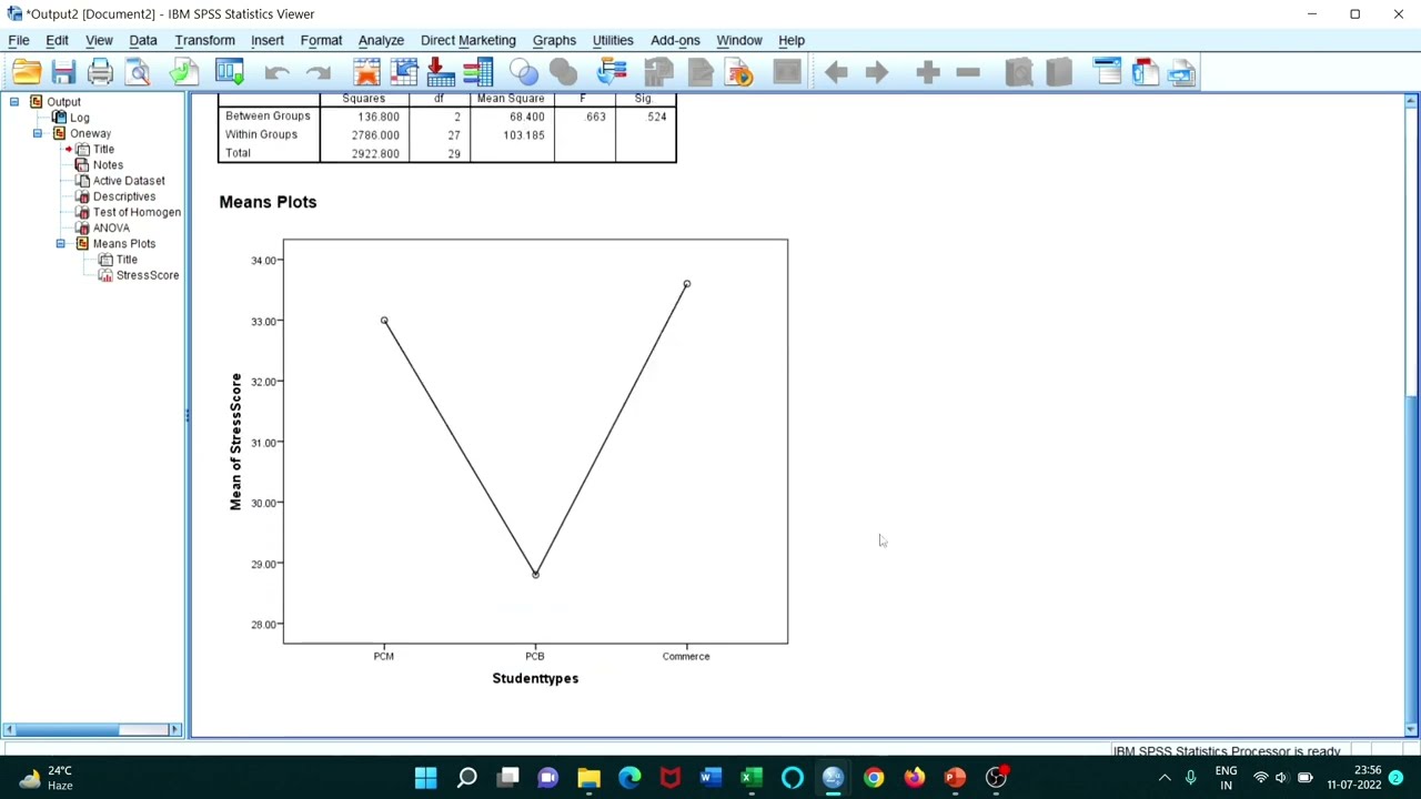 Calculate One-Way ANOVA in Excel and SPSS