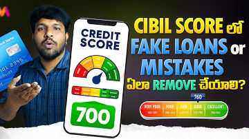 How To Raise Cibil Dispute Online In Telugu | Remove Fake Loans In Cibil Score Telugu