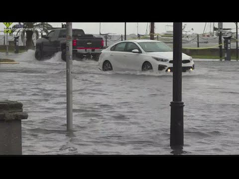 Nor'easter flooding closes businesses, streets around the First Coast