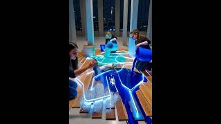 Crafting a Cosmic Constellation Epoxy Floor#EpoxyArt #CosmicDesign #ConstellationFloor