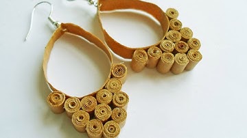 Make Upcycled Paper Earrings - DIY Style - Guidecentral