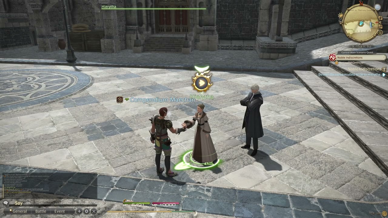 Final Fantasy XIV (14) Main Story Quest: Noble Indiscretions