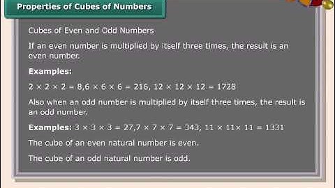 Cubes and Cube roots