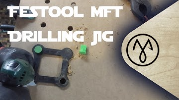 Festool MFT DIY accurate drilling jig