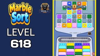 Marble Sort level 618 walkthrough solution