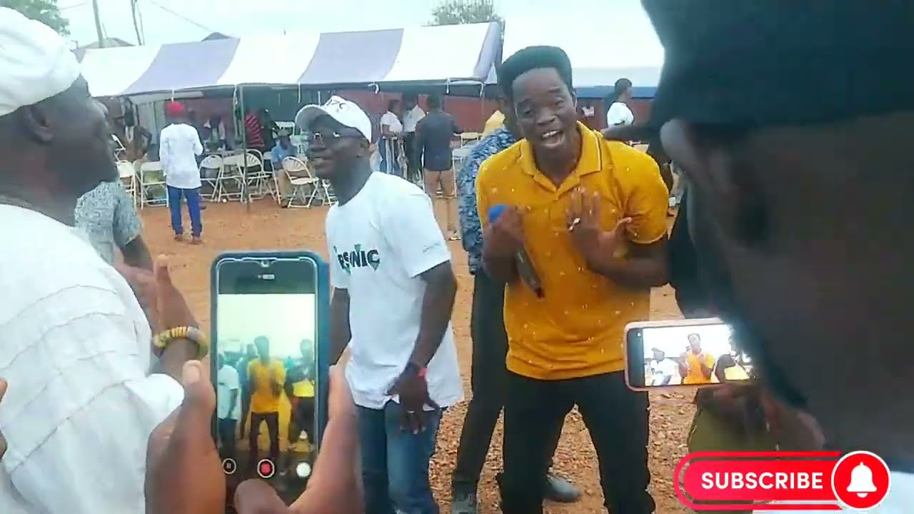 SELECTION THRILLED HIS FAN'S WITH MASSIVE PERFORMANCE AT THE OPENING OF NEW YAM MARKET IN ACCRA