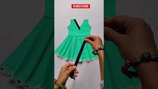 DIY Elegant Frock Design ✨ Sewing Inspiration #shorts
