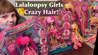 Lalaloopsy Girls Crazy Hair Dolls - Unboxing Review \u0026 Demonstration
