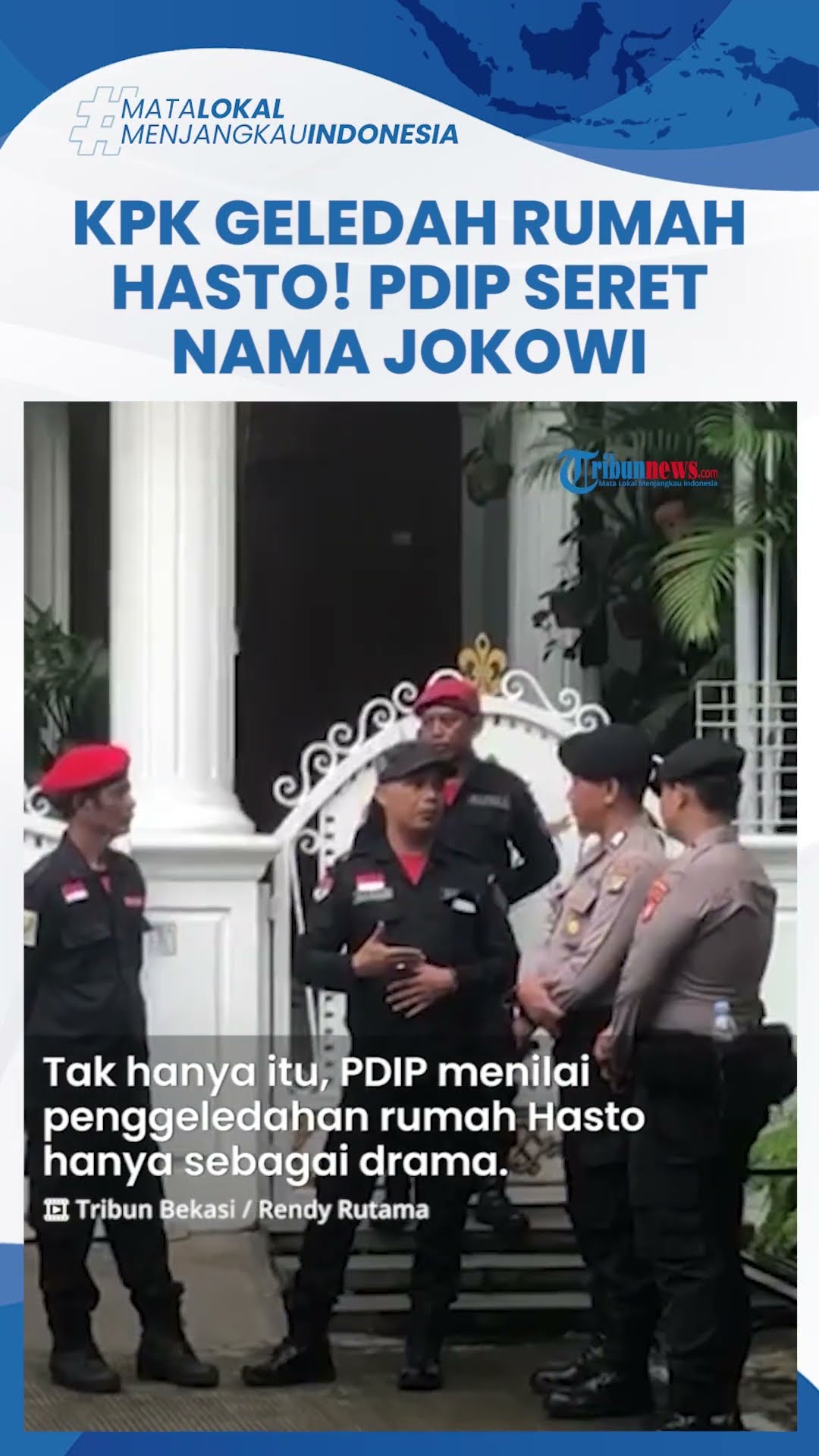 Respons PDIP seusai Rumah Hasto Kristiyanto Digeledah KPK secara Mendadak, Seret Nama Jokowi