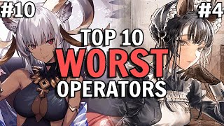 (OUTDATED)  Top 10 WORST Operators In Arknights