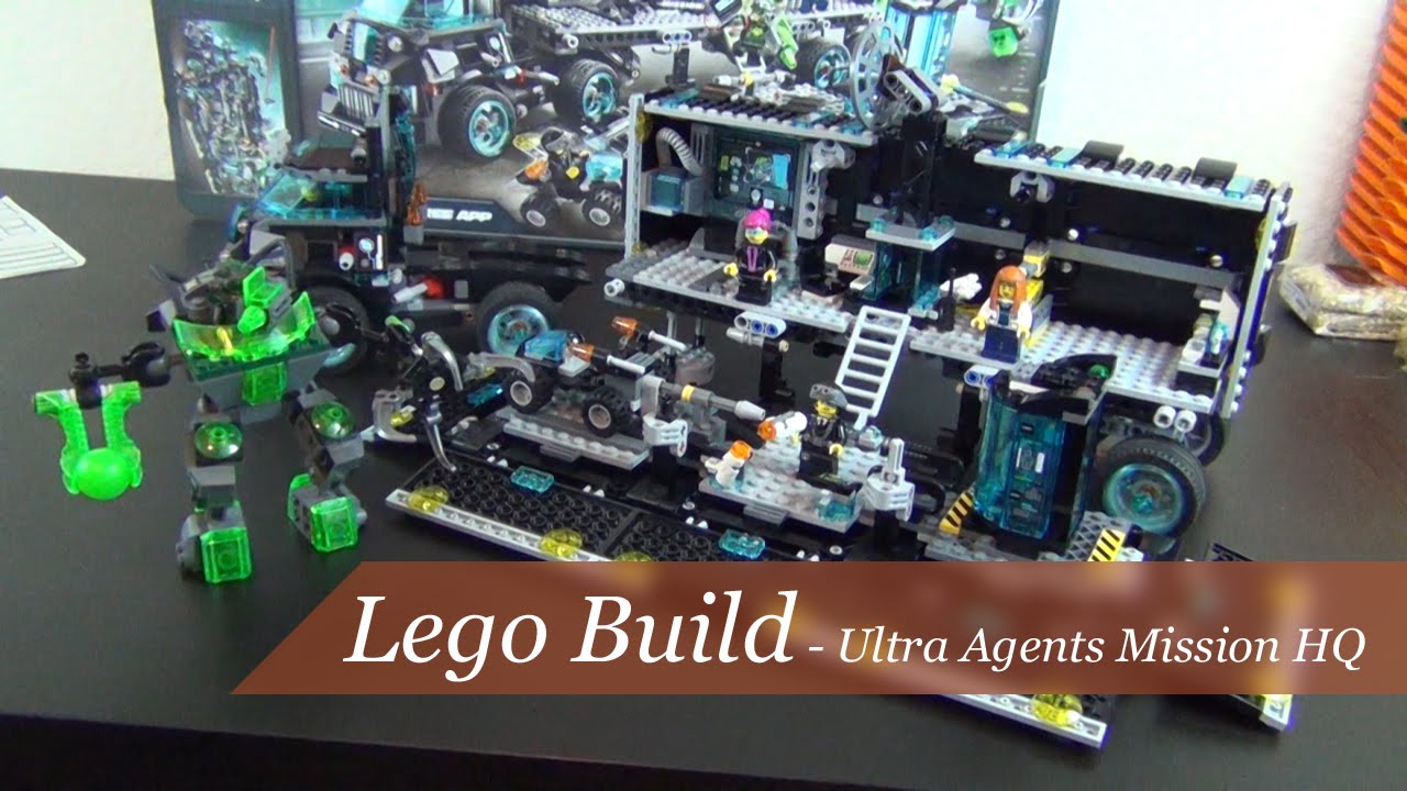 Let's Build - Lego Ultra Agents Mission HQ Set 