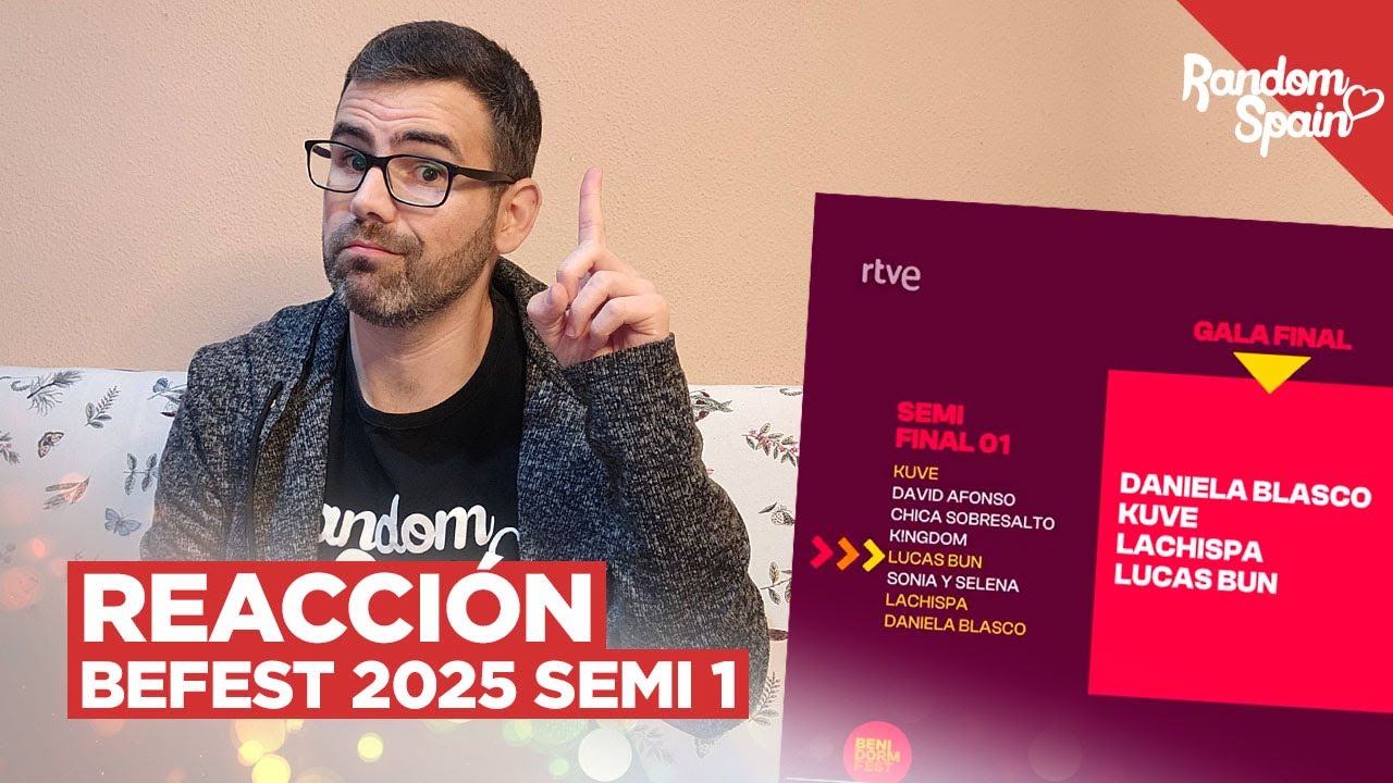 Benidorm Fest 2025 | REACCIÓN | Clasificados Semifinal 1