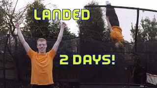 Double Full Progression On Trampoline