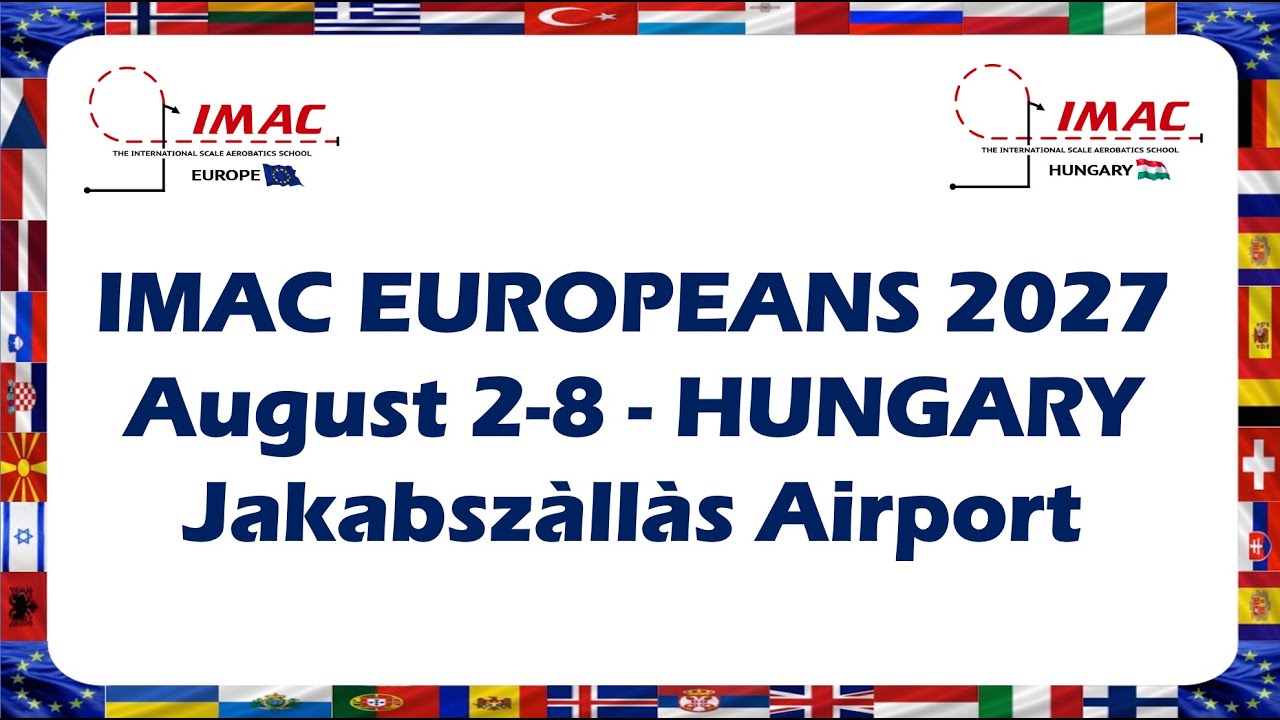 IMAC EUROPEANS 2027 ANNOUNCEMENT