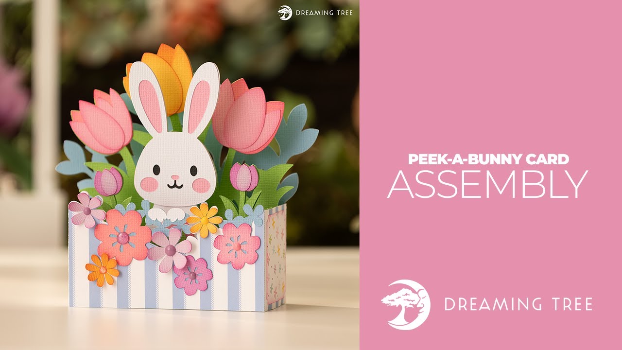 SVG File - Peek A Bunny Card - Assembly Tutorial