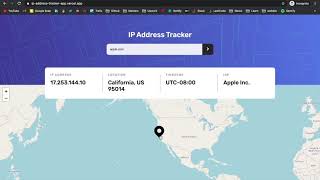 IP Address tracker app screenshot 3