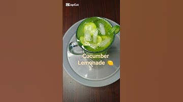 VIRAL CUCUMBER LEMONADE #asmr #viraldrinks #cucumber#lemonade#asmrdrinks #ukasmr#satisfying#fypシ