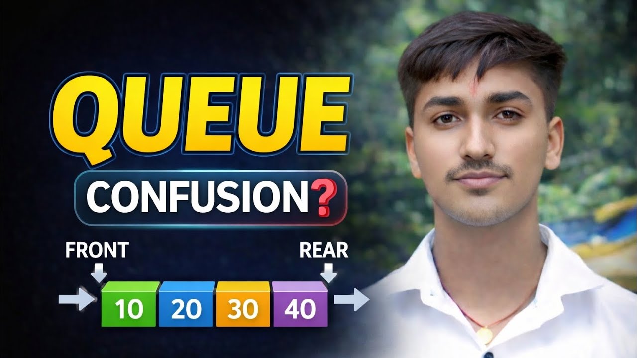 Queue Data Structure in C++ | Enqueue Dequeue Explained in Hindi 🔥