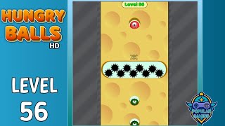 Hungry Ball Level 56: Gameplay Solution