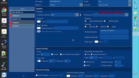 EVE AIO SHOPIFY SETUP