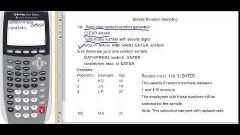 Simple Random Sampling