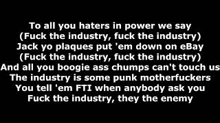 Tech N9ne - F.T.I - Lyrics (ft. Snug Brim, Skatterman, Kutt Calhoun, Greed & Krizz Kaliko)