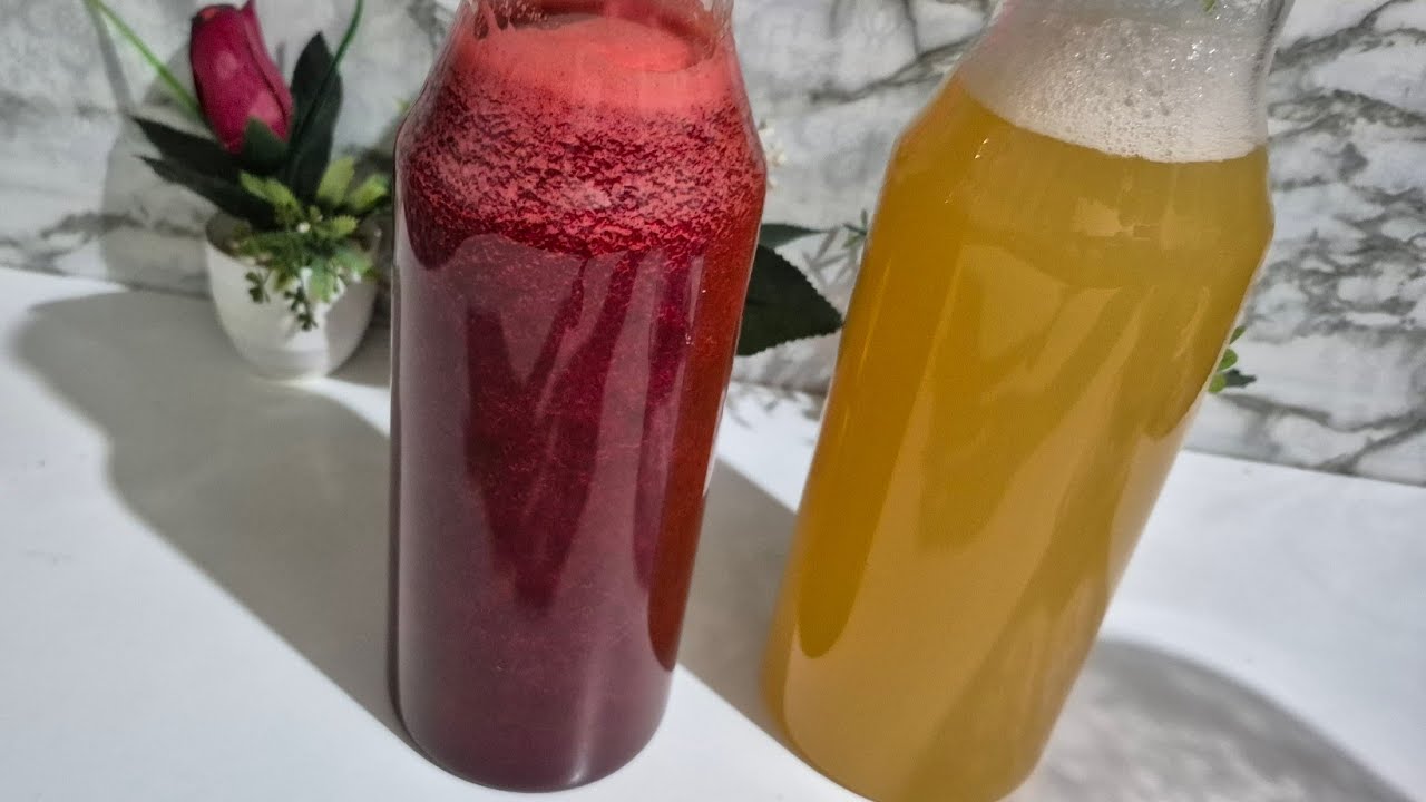 عصير بثلاث مكونات عصير صحي بدون سكر كيجي اكثر من رائع لديد بلا قياس جربوه😋