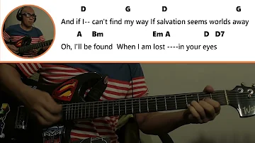 Lost in your eyes-Debbie Gibson guitar cover with chords and lyrics