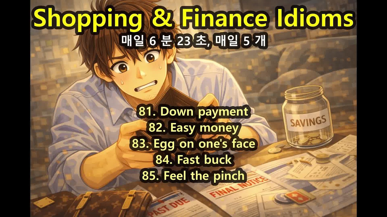 Shopping and Finance Idioms 100: #81 - #85