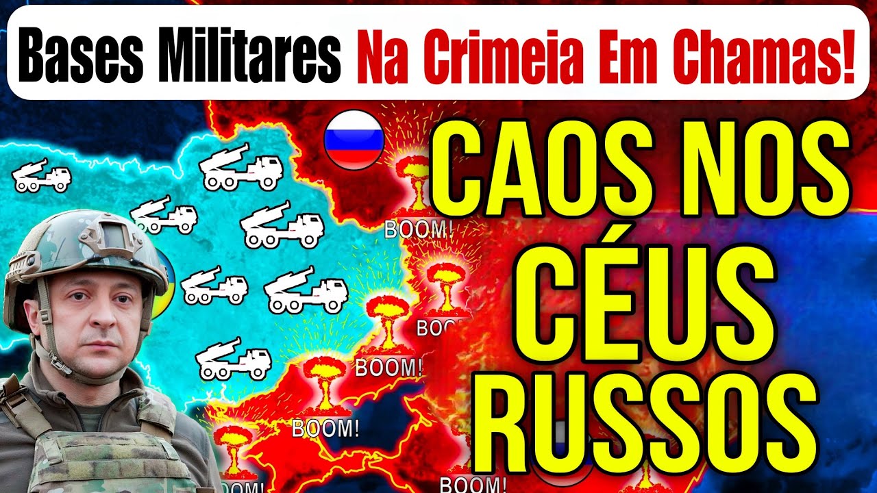 Ucrânia despeja mísseis sobre bases estratégicas e fábricas russas