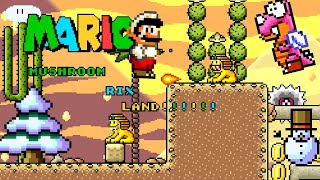 Mario in Mushroom Rix Land • Super Mario World ROM Hack (Demo)