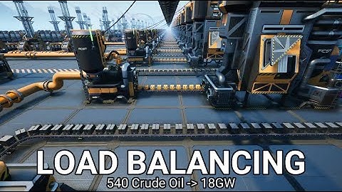 LOAD BALANCED Simple 18GW Diluted Packaged Fuel Setup - Satisfactory - Update 8