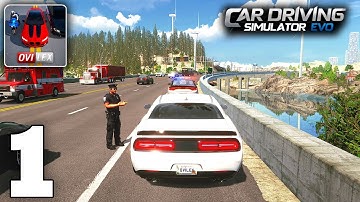 Car Driving Simulator : EVO Gameplay Walkthrough Part 1 (iOS, Android)