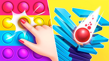 Stack Ball | POP US! - Gameplay Walkthrough All Levels [Android & iOS]