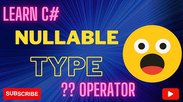 Learn C# : Nullable Types || Null Coalescing Operator  || Urdu/Hindi || 100% Clear Concept