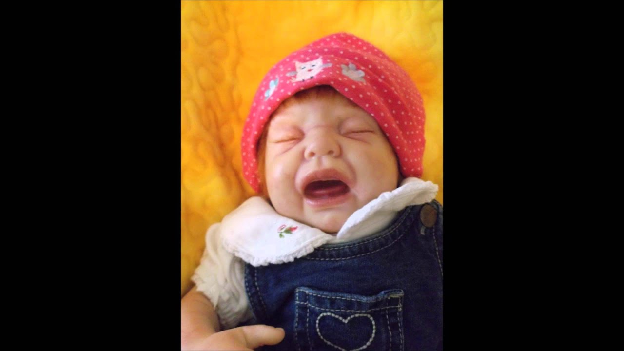 Reborn baby doll crying with sound 