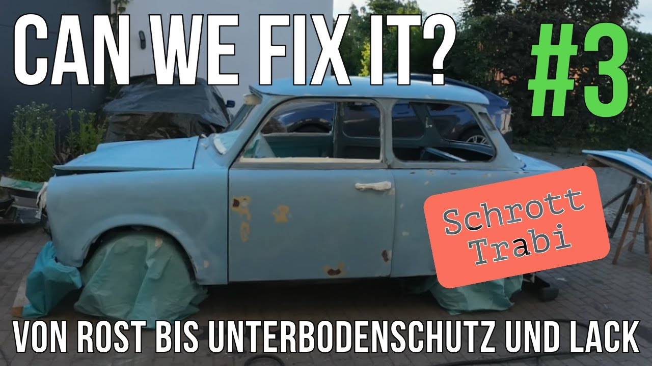 Von Rostlöchern bis Unterbodenschutz und Lack I Trabant Instandsetzung Part 3 I Pitbike Upload