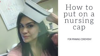 How to put on a nursing cap | the tissue trick
