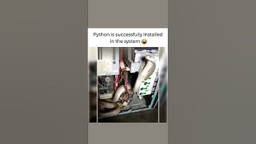 Python is successfully installed in the system #memes #funny #comedy
