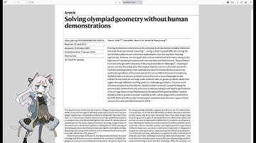 How Do AI Systems Solve Olympiad Math Problems? AlphaGeometry Paper Explained