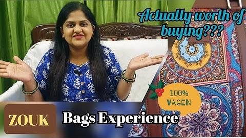 My Zouk Handbag Honest Review 2023 | Handmade Vegan & Indian| Is It Worth The Hype