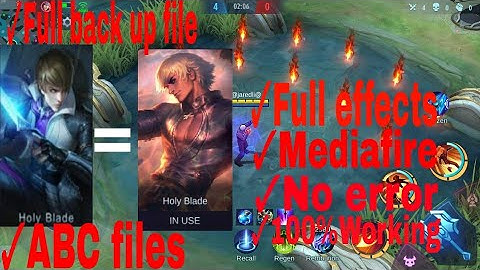 #MobileLegends #mlbbcreatorcamp Gusion KOF skin script | Full Effects | No bugs | With backup files