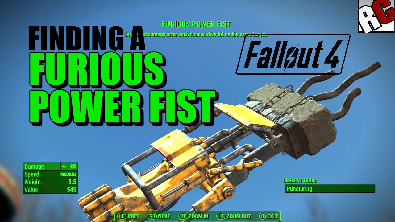 Is the furious power fist a melee weapon?