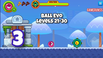 Ball Evo: Bounce Heroes - Gameplay Walkthrough Android Part 3 - Levels 21-30