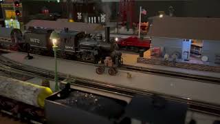 MTH O Scale Climax 1672 and Bachmann On30 2-4-4-2 Mallet.