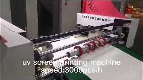 TX-GSP780 Automatic roller UV screen printing machine