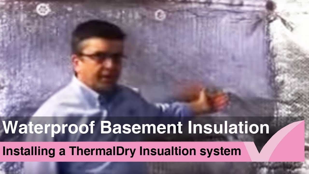 How to insulate basement walls properly - YouTube