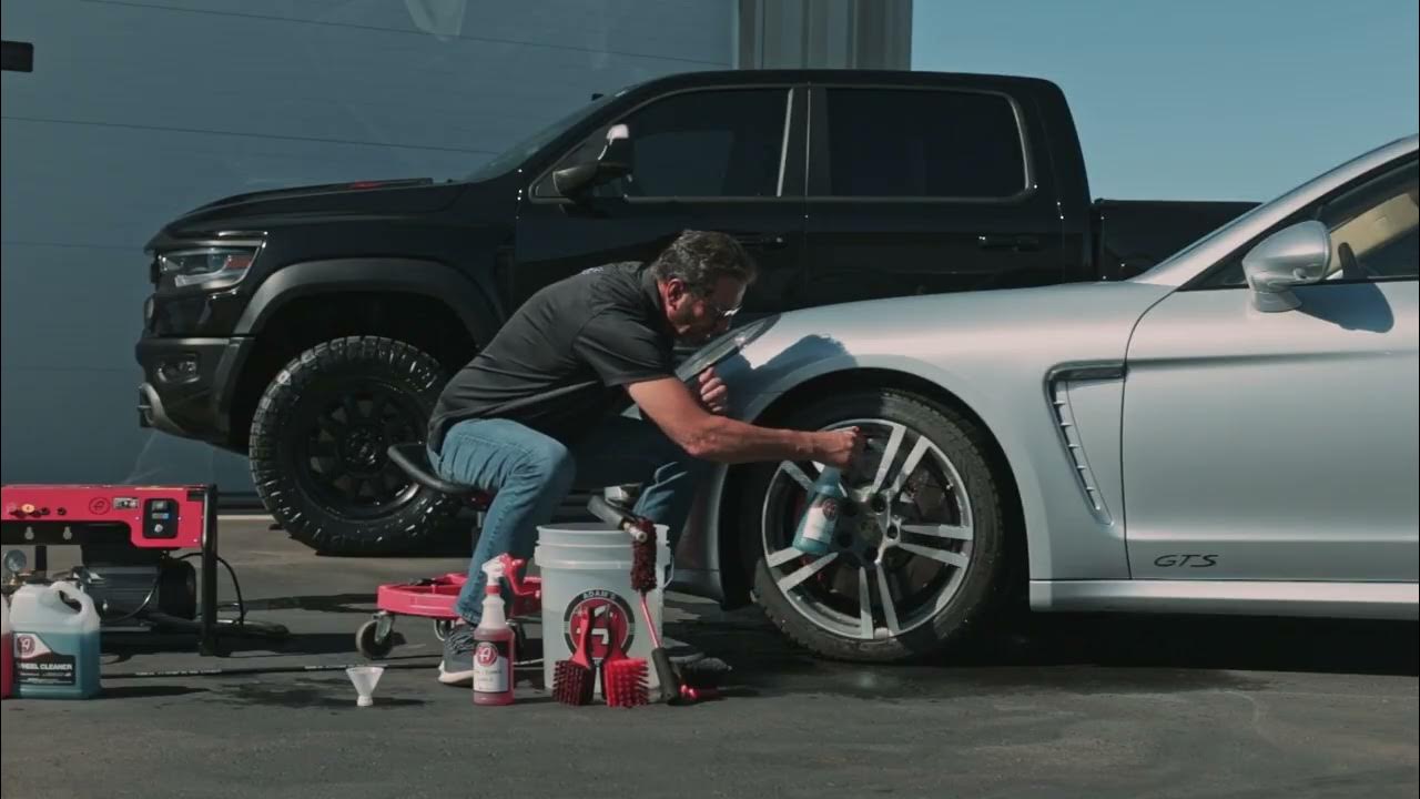 How To Clean Heavy Brake Dust Off Of The Wheels On Your Car - YouTube